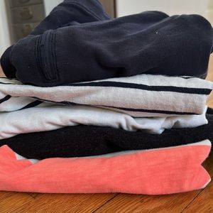 JCREW CREWCUTS three shirts, one sweater, one jogger, size 14